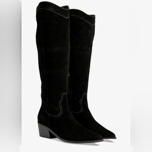 Nine West Black Heeled Boots